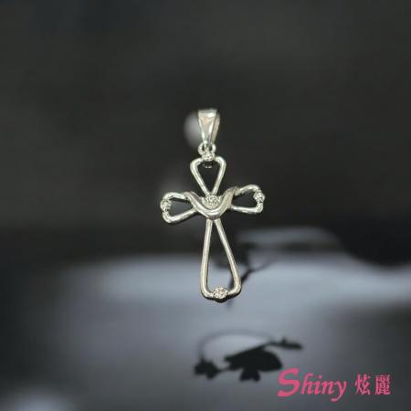 S925十字架銀鏈