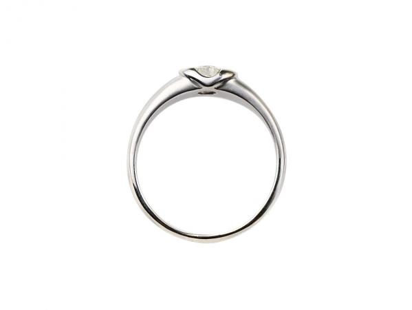 10K金經典單鑽女鑽戒(放大款) 0.20ct/1p #14