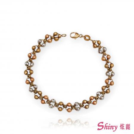 14K金義大利珠珠手鍊 2.07錢 16CM