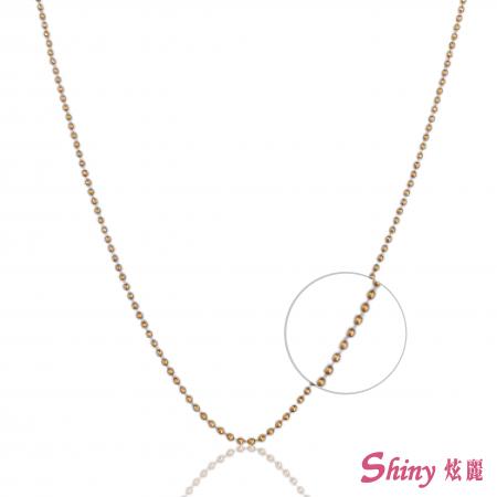 14K金圓珠鍊 0.94錢 40CM