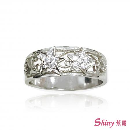 K金微光之星戒指 0.73錢 #10