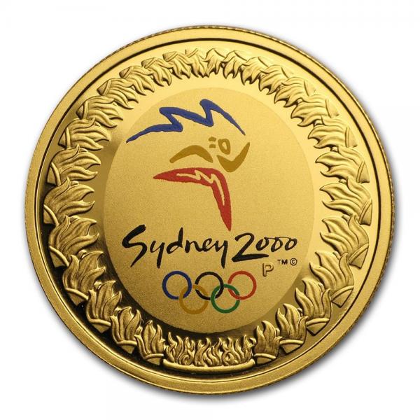 2000澳洲雪梨奧運精鑄金幣10克(旅程開始)