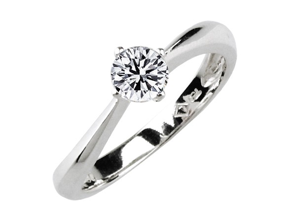 18K白鑽戒(女) 0.30ct/1p