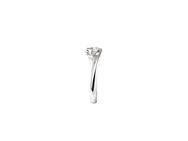14K白鑽戒 0.30ct/1p 0.06ct/6p