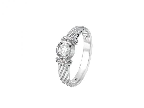 10K白女鑽戒 0.29ct/1P