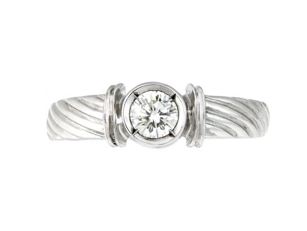 10K白女鑽戒 0.29ct/1P