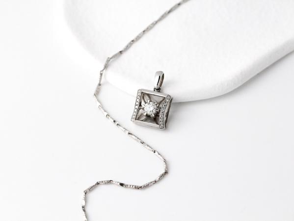 白金鑽石墜子 0.28ct/1p 0.10ct/20p