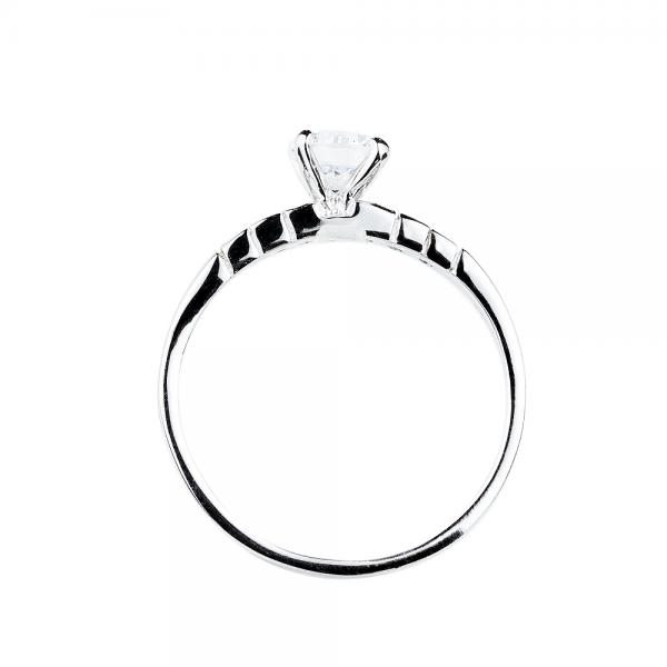 925純銀經典戒指-雪境之心