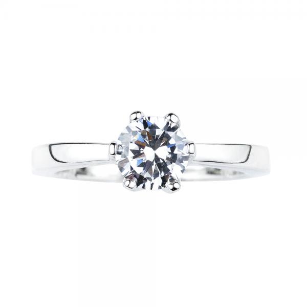 925純銀經典女戒-極光之吻