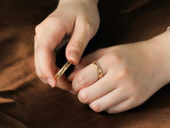 靜謐之心 925銀對戒-男