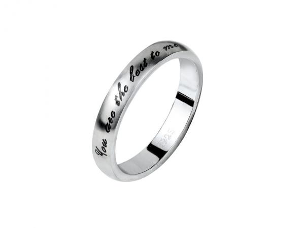 月下之誓 925銀對戒-男