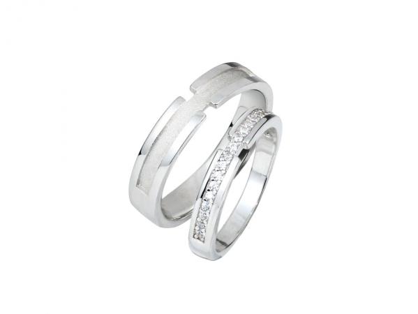 微光如你 925銀對戒-女