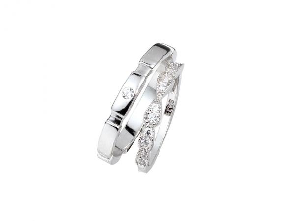 純粹之愛 925銀對戒-女