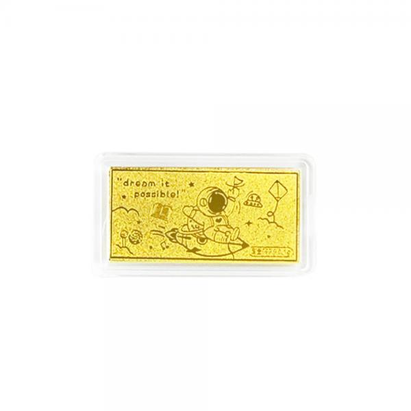 黃金小金片0.1克 夢想成真