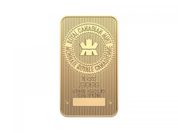 加拿大皇家金條1盎司 - 紅楓檢驗卡