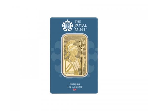 英國大不列顛女神金條1盎司 - 檢驗卡版