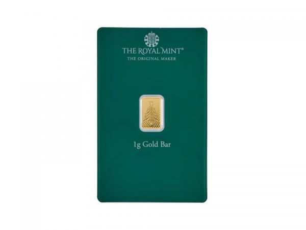 英國皇家聖誕快樂金條1克