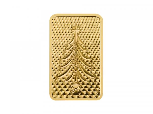 英國皇家聖誕快樂金條1克