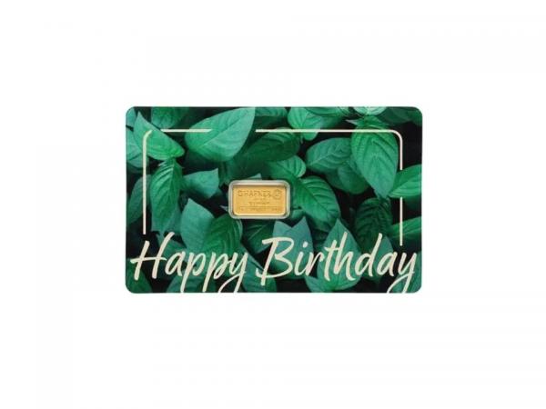 德國C.HAFNER哈夫納生日快樂金條1克