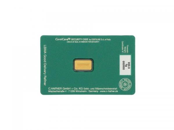 德國C.HAFNER哈夫納生日快樂金條1克