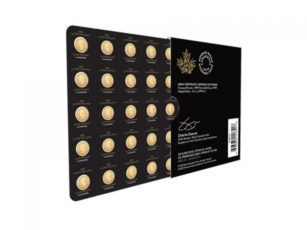 2025加拿大楓葉金幣1克X25片