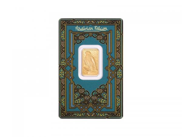 PAMP阿拉伯獵鷹金條5克