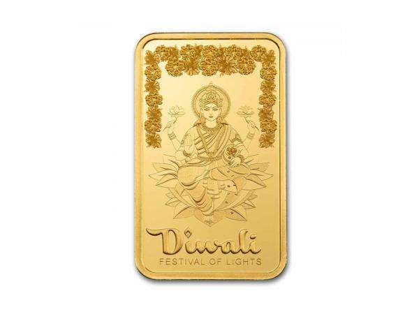 2025PAMP排燈節 – 財富吉祥女神與彩砂花樣金條5克