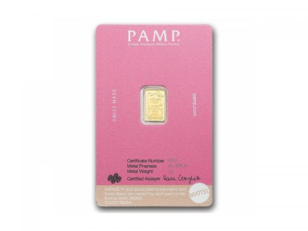PAMP經典芭比金條1克