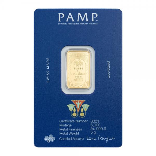 PAMP好運聖甲蟲金條5克