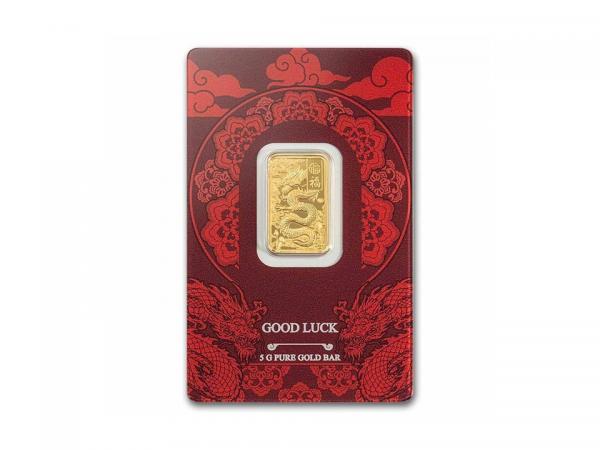 2025PAMP好運黃龍金條5克