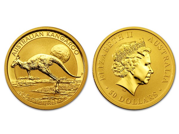 2015澳洲袋鼠金幣0.5盎司