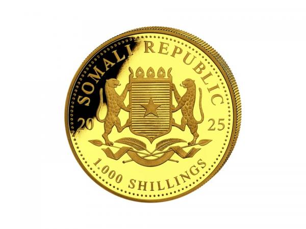 2025索馬利亞非洲豹金幣1盎司