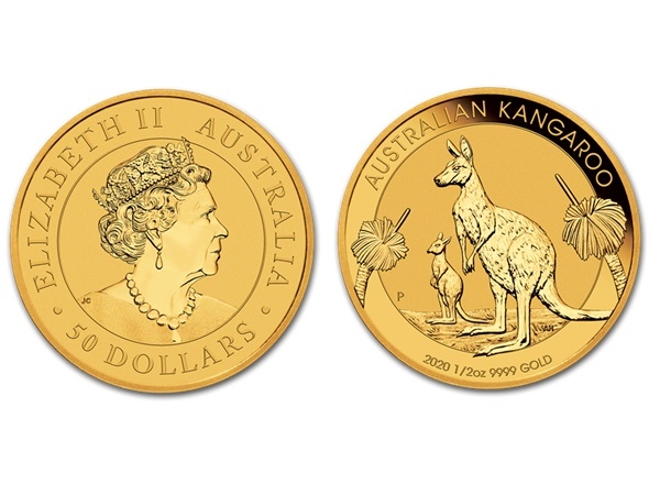 2020澳洲袋鼠金幣0.5盎司