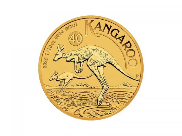 2026澳洲袋鼠金幣0.1盎司