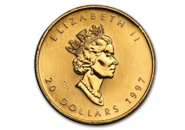 1997加拿大楓葉金幣0.5盎司
