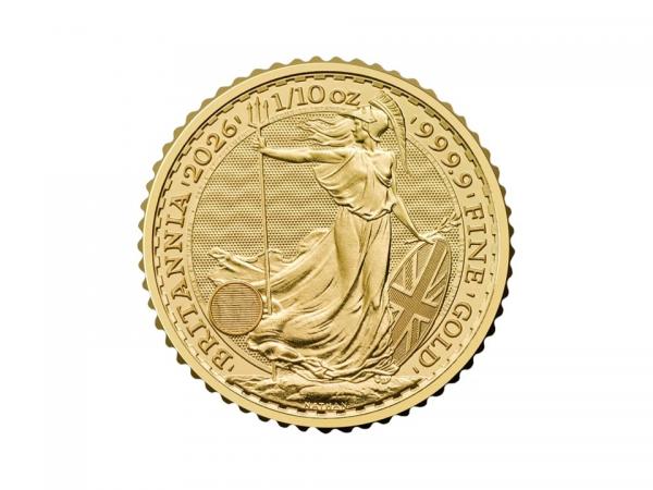 2026英國大不列顛金幣0.1盎司