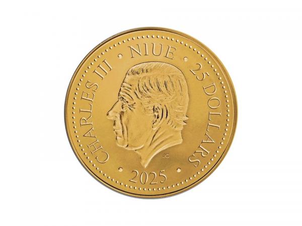 2025紐埃鳳凰類精鑄金幣0.1盎司