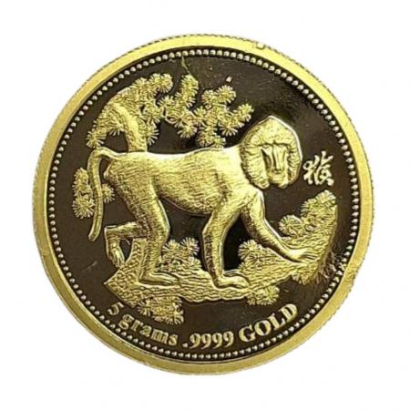 2016索羅門群島猴年媽祖特別版金幣5克