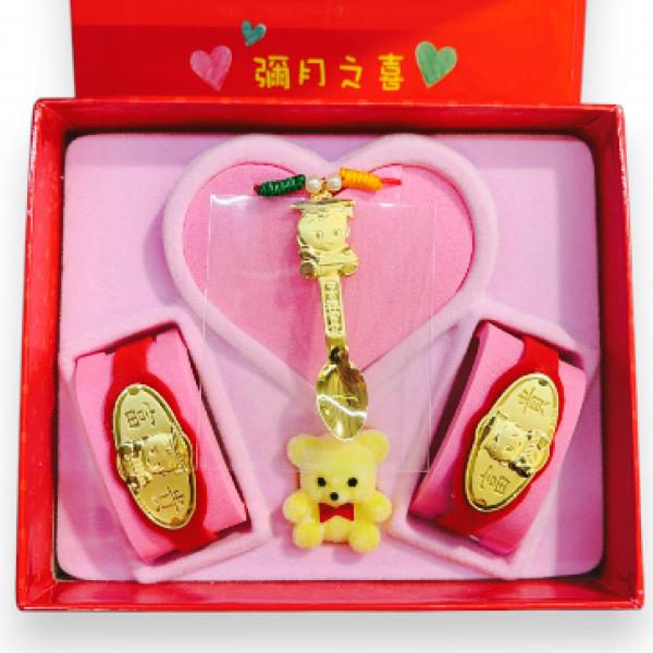 彌月禮盒0.2錢-金湯匙