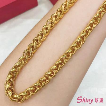 黃金文武項鍊 51.17錢 62CM 可套頭