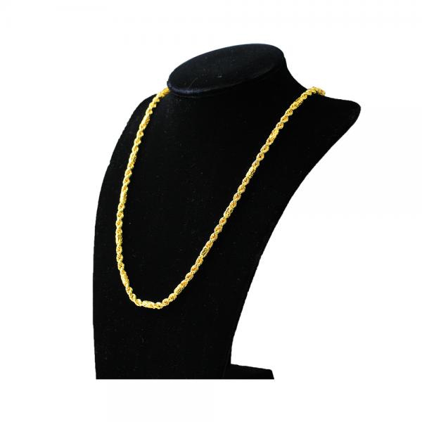 黃金發財麻花項鍊 10.29錢 60CM