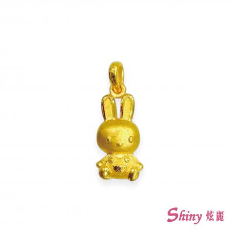 黃金兔兔墜子 0.60錢