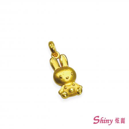 黃金兔兔墜子 0.60錢