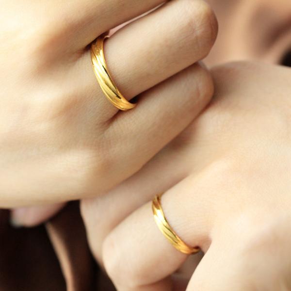 黃金對戒女戒 0.72錢 斜線款