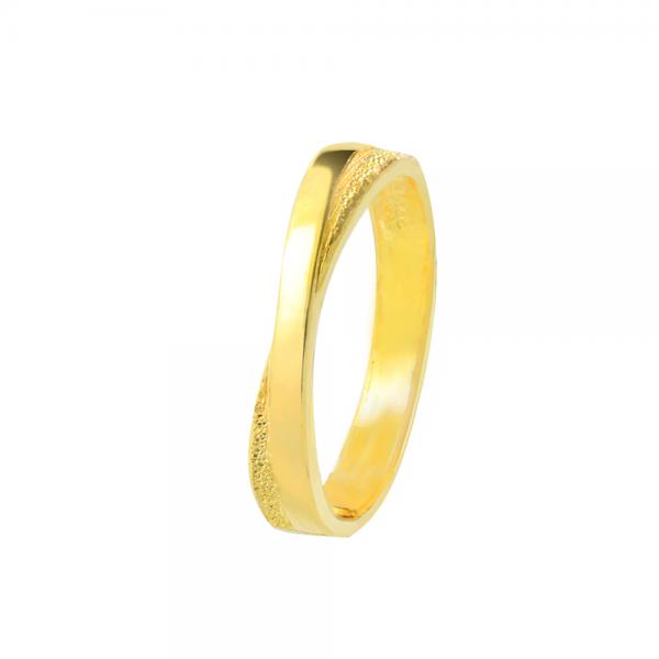 黃金對戒男戒 1.49錢 交叉款