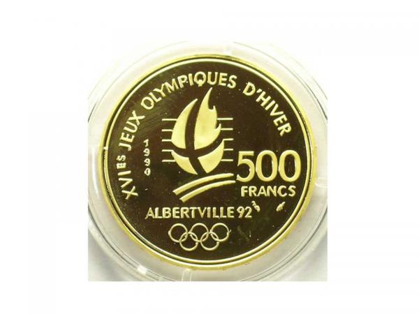 1992冬季奧運會22K雪車紀念幣