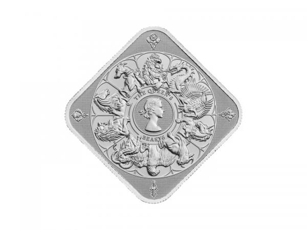 英國王室野獸系列-十紋獸銀條1盎司