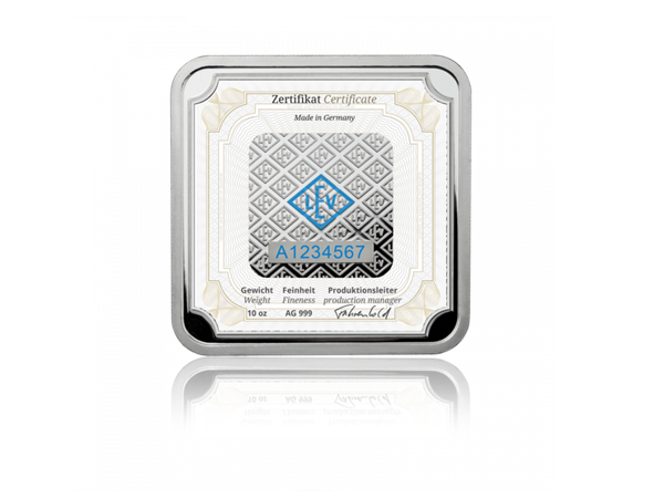 德國Geiger Edelmetalle銀條10盎司