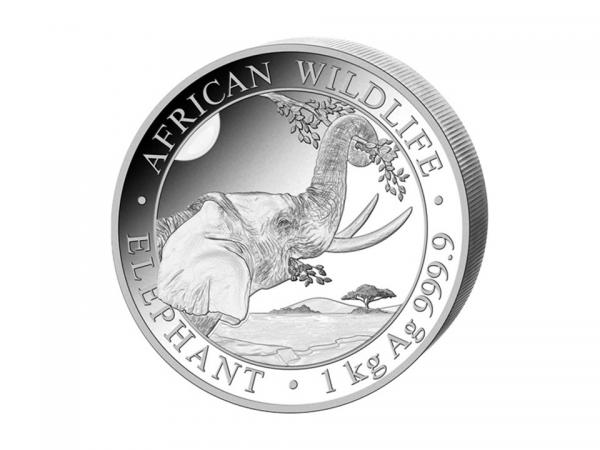 2023索馬利亞非洲象銀幣1公斤