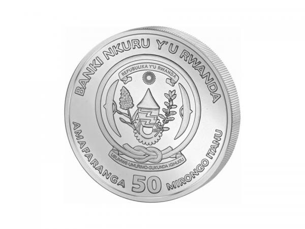 2026非洲盧旺達生肖馬銀幣1盎司